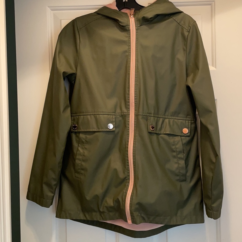 Girls XL lined raincoat